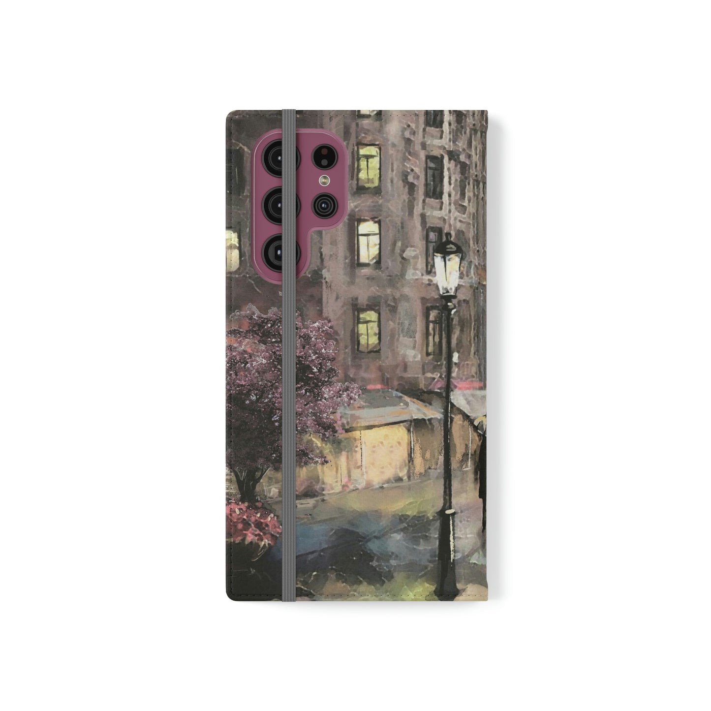 Personalized Eiffel Tower Paris Painting Phone Case, Folio Phone Case, Paris France Smart Phone Folding Case