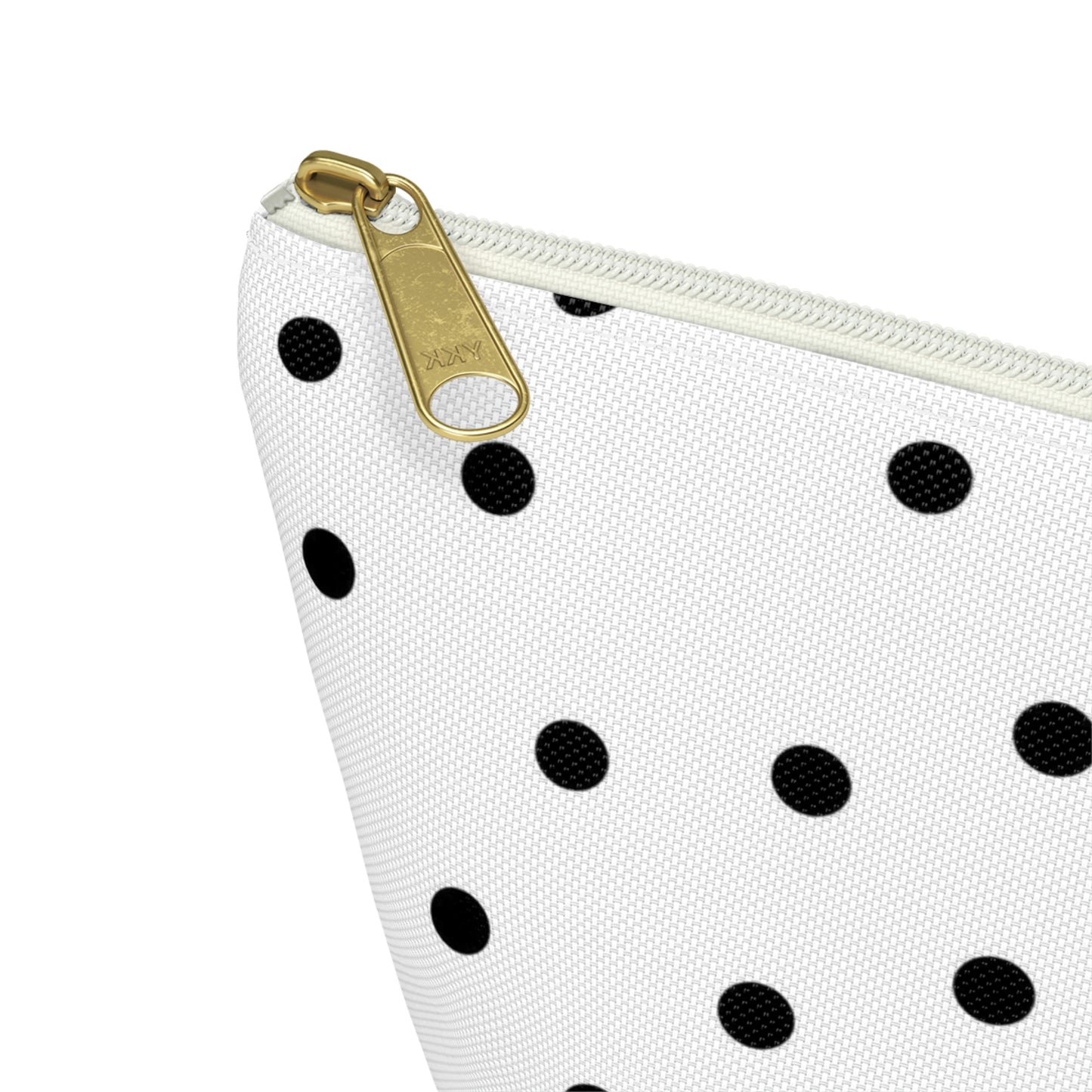 Personalized Macarons Cosmetic Pouch w T-bottom, Accessory Pouch, Macaron Polka Dot