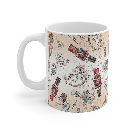 Personalized Nutcracker Mug 11oz - Champaign Gold Nutcracker Ballet Mug