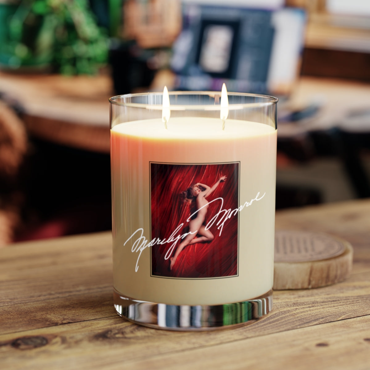 Marilyn Monroe Scented Candle - Full Glass, 11oz - Playboy