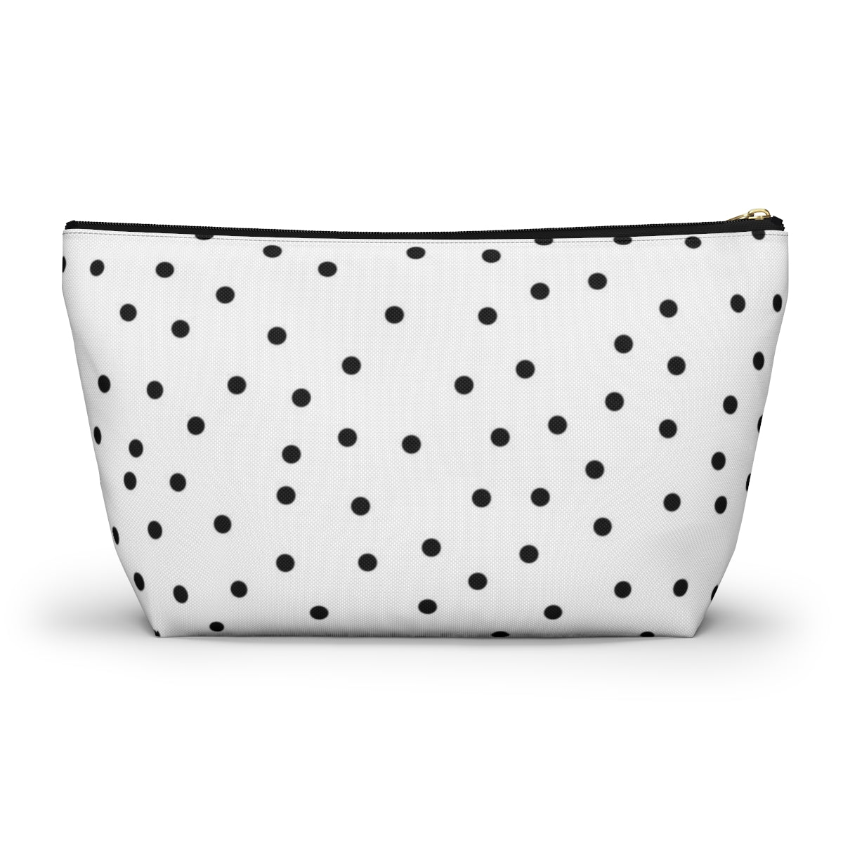 Personalized World's Best Teacher Cosmetic Pouch w T-bottom, Accessory Pouch, Pink Leopard Apple Dot