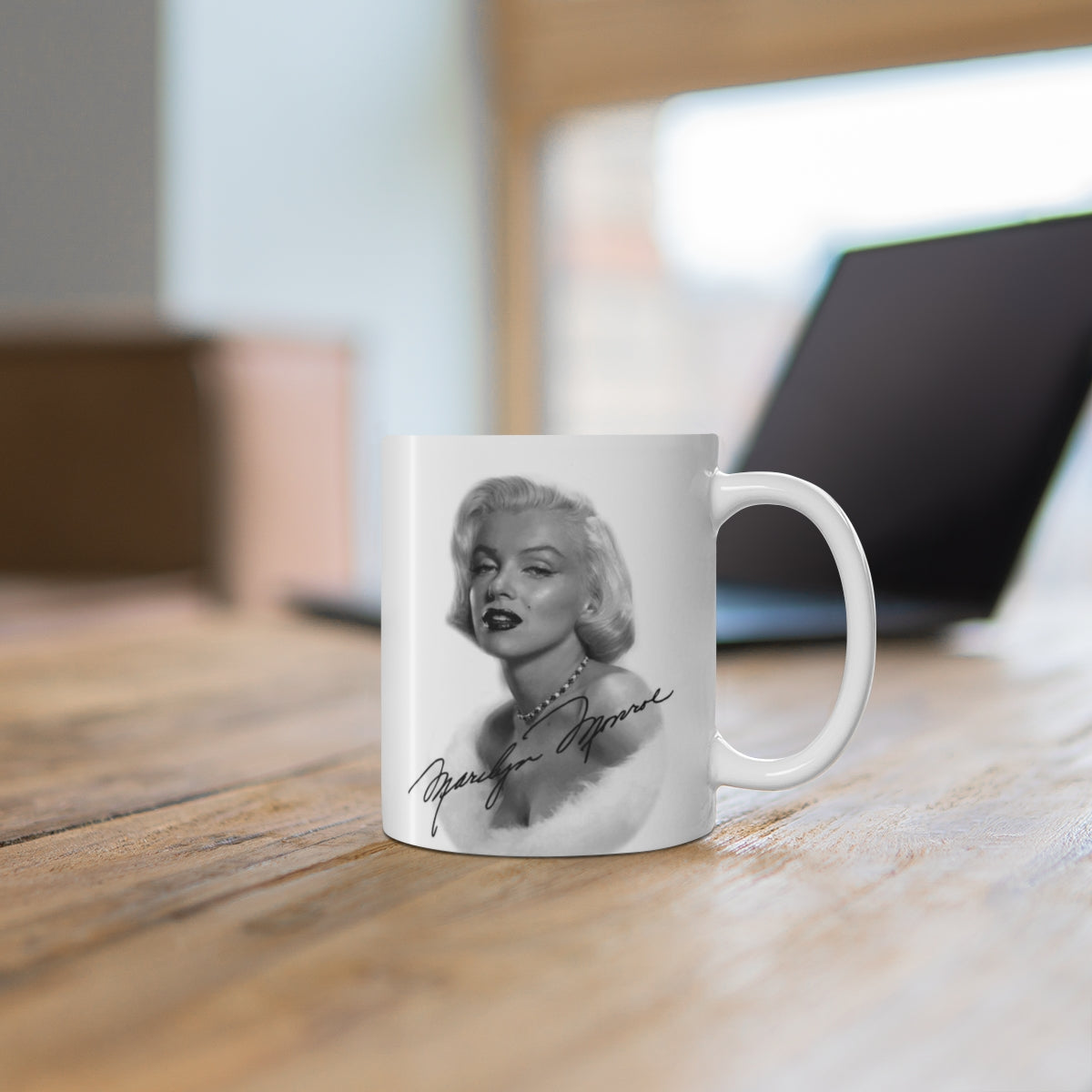 Marilyn Monroe Mug Mug 11oz - Autograph White