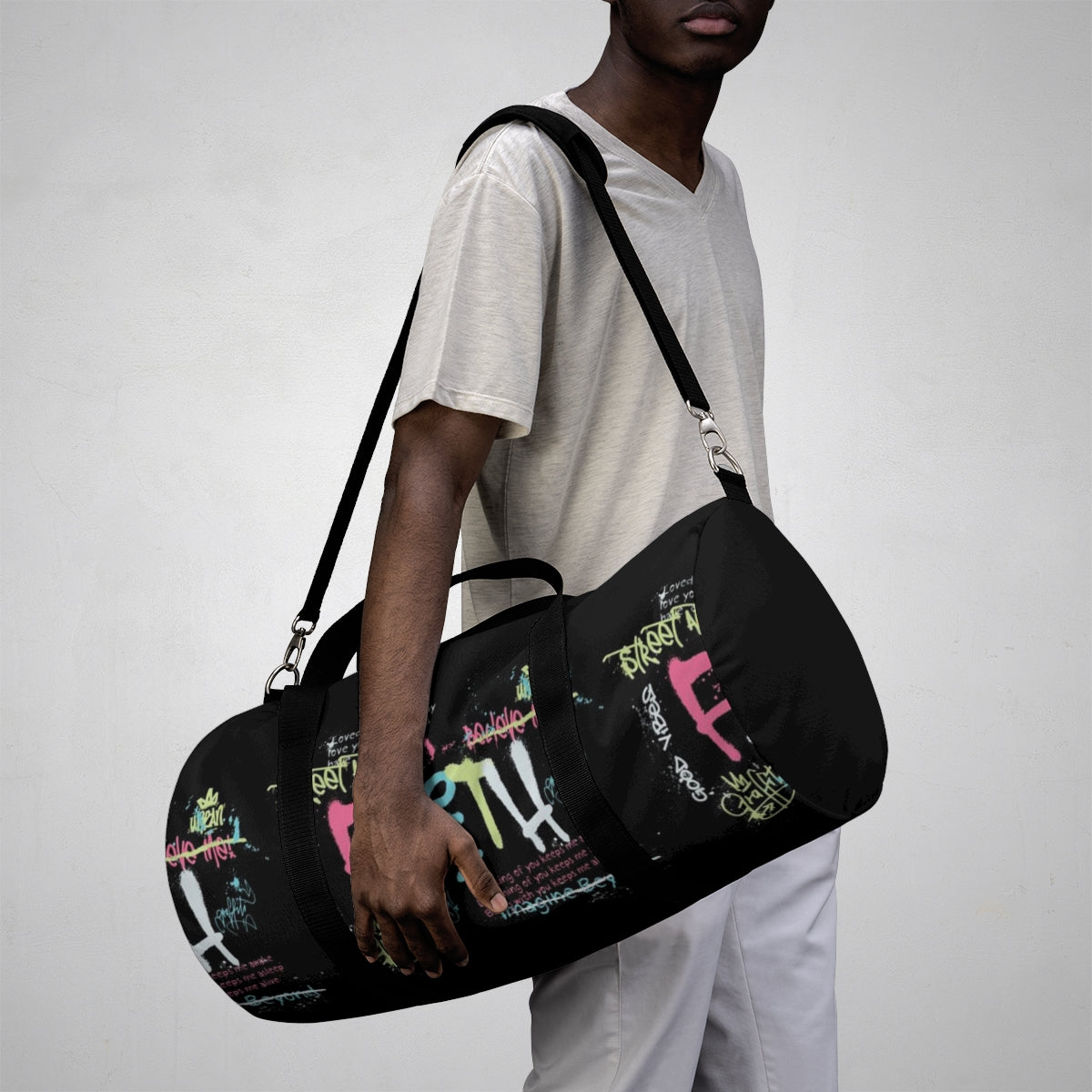 Faith Duffel Bag - Graffiti Paint Faith Inspiration