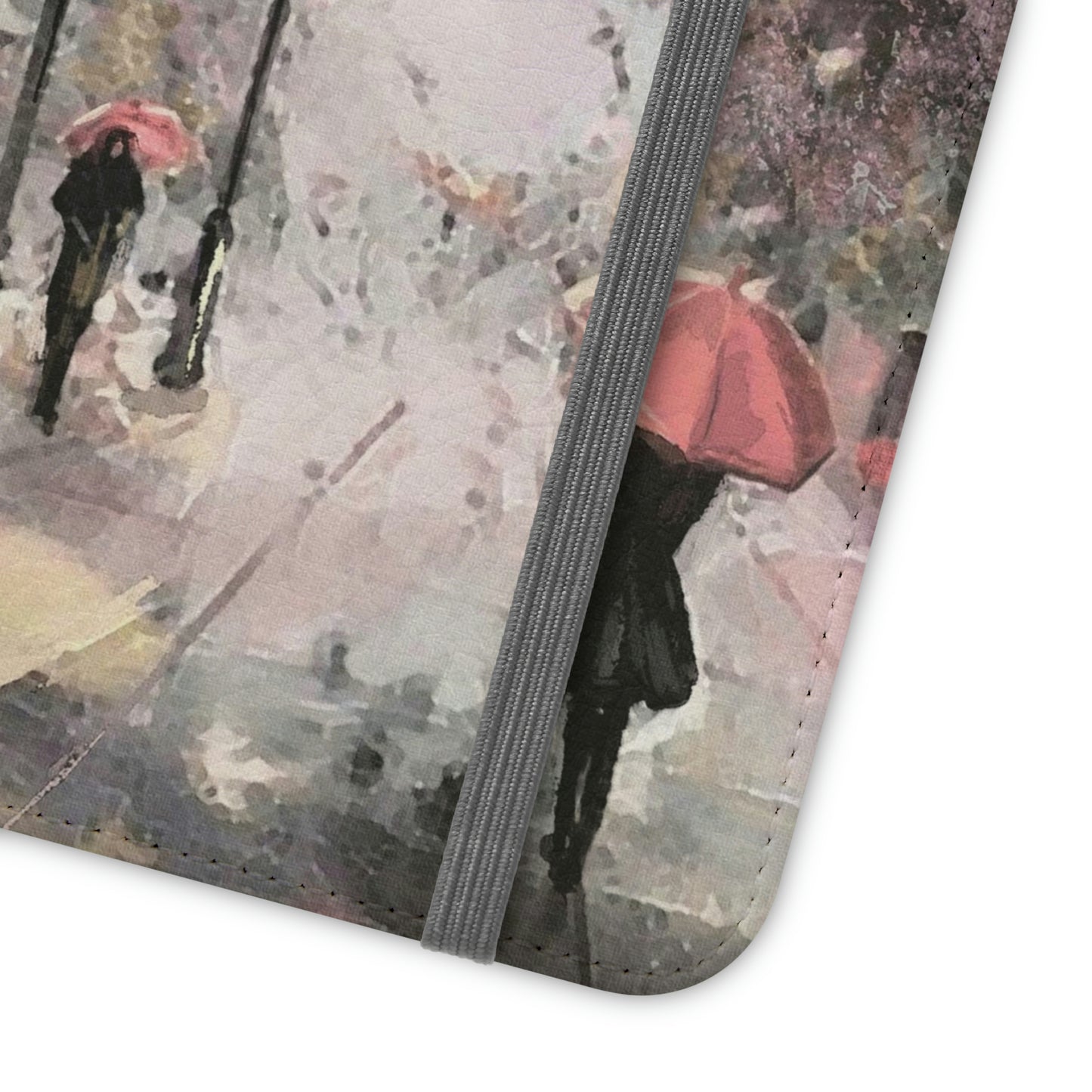 Personalized Eiffel Tower Paris Painting Phone Case, Folio Phone Case, Paris France Smart Phone Folding Case