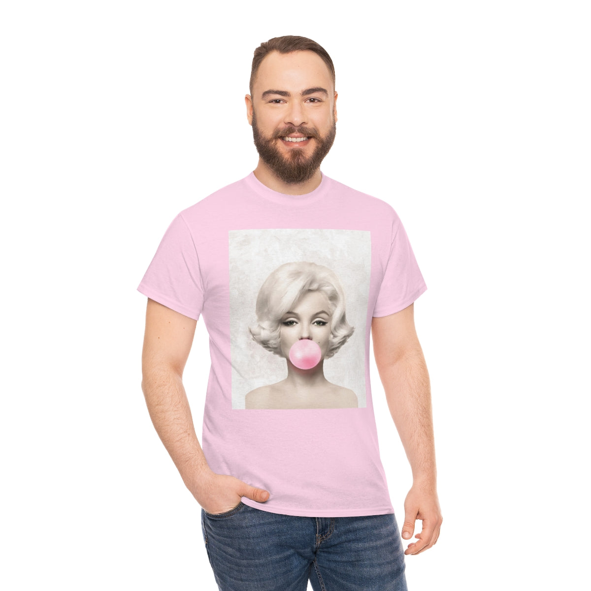 Pink Marilyn Monroe Bubblegum Tee Shirt