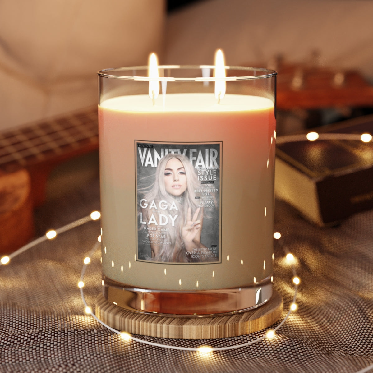 Lady Gaga Scented Candle - Full Glass, 11oz - Vanity Fair