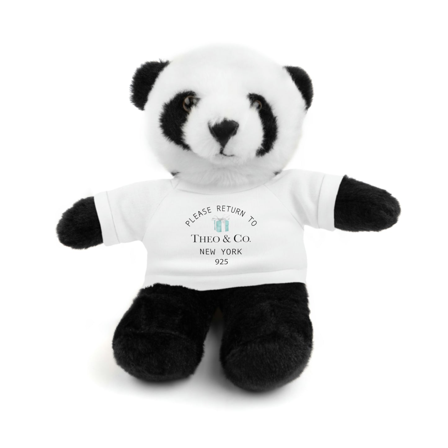 Please Return to Me - Stuffed Animals with Custom Tee - Breakfast at Tiffany Name & Co.