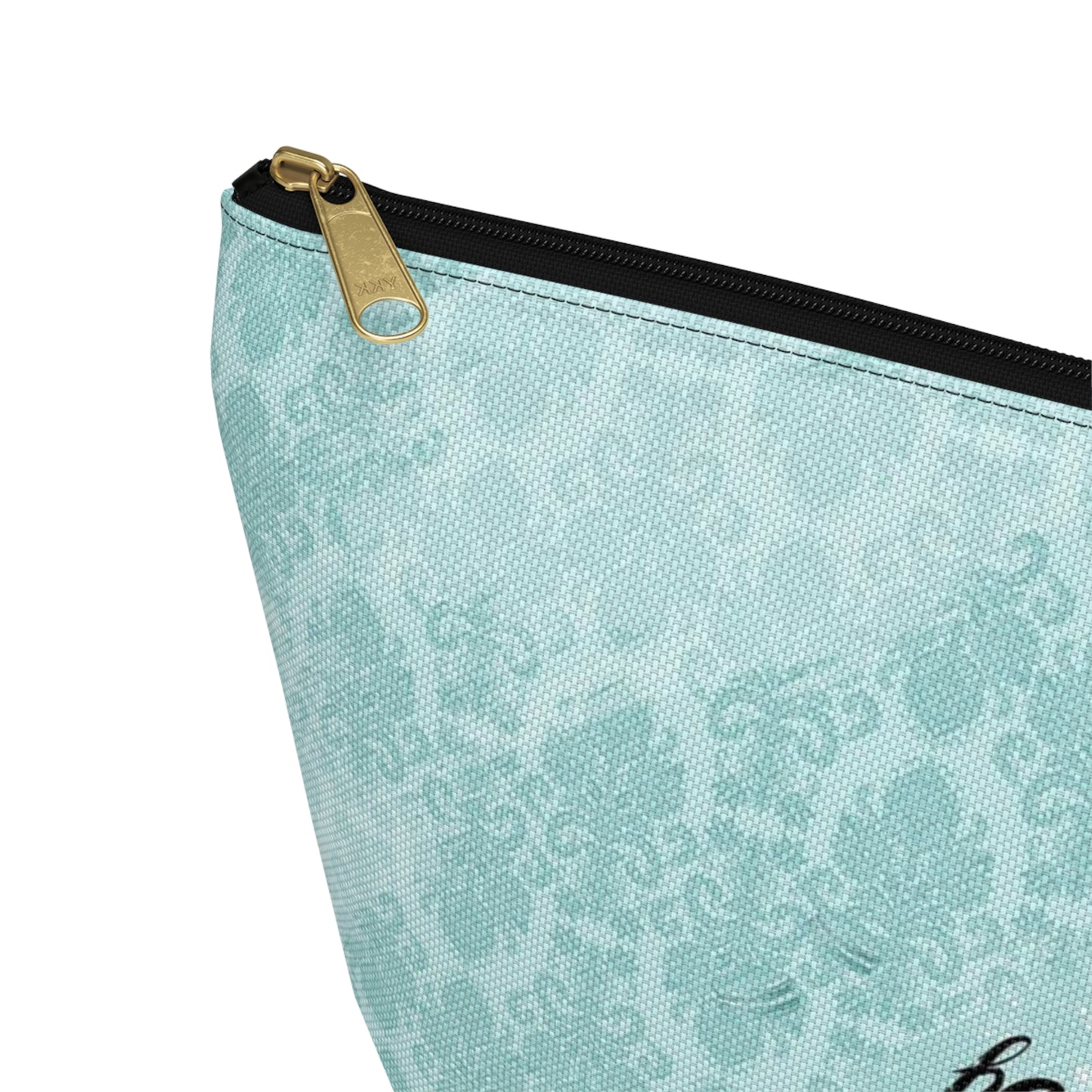 Happy Girls are the Prettiest Cosmetic Pouch w T-bottom, Accessory Pouch, Breakfast at Tiffany