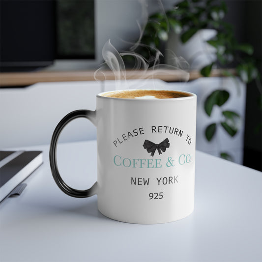 Return to Coffee & Co. Magic Mug - 11oz Color Morphing Mug - Coffee Mug