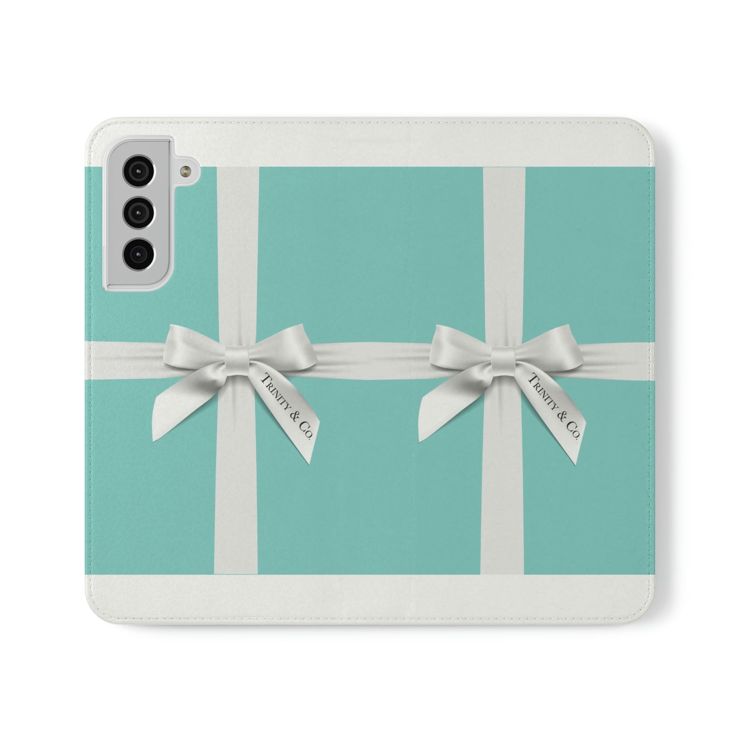 Little Blue Box Phone Case, Custom Personalized Folio Phone Case, Smart Phone Folding Case, Breakfast at Tiffany Inspired Phone Case