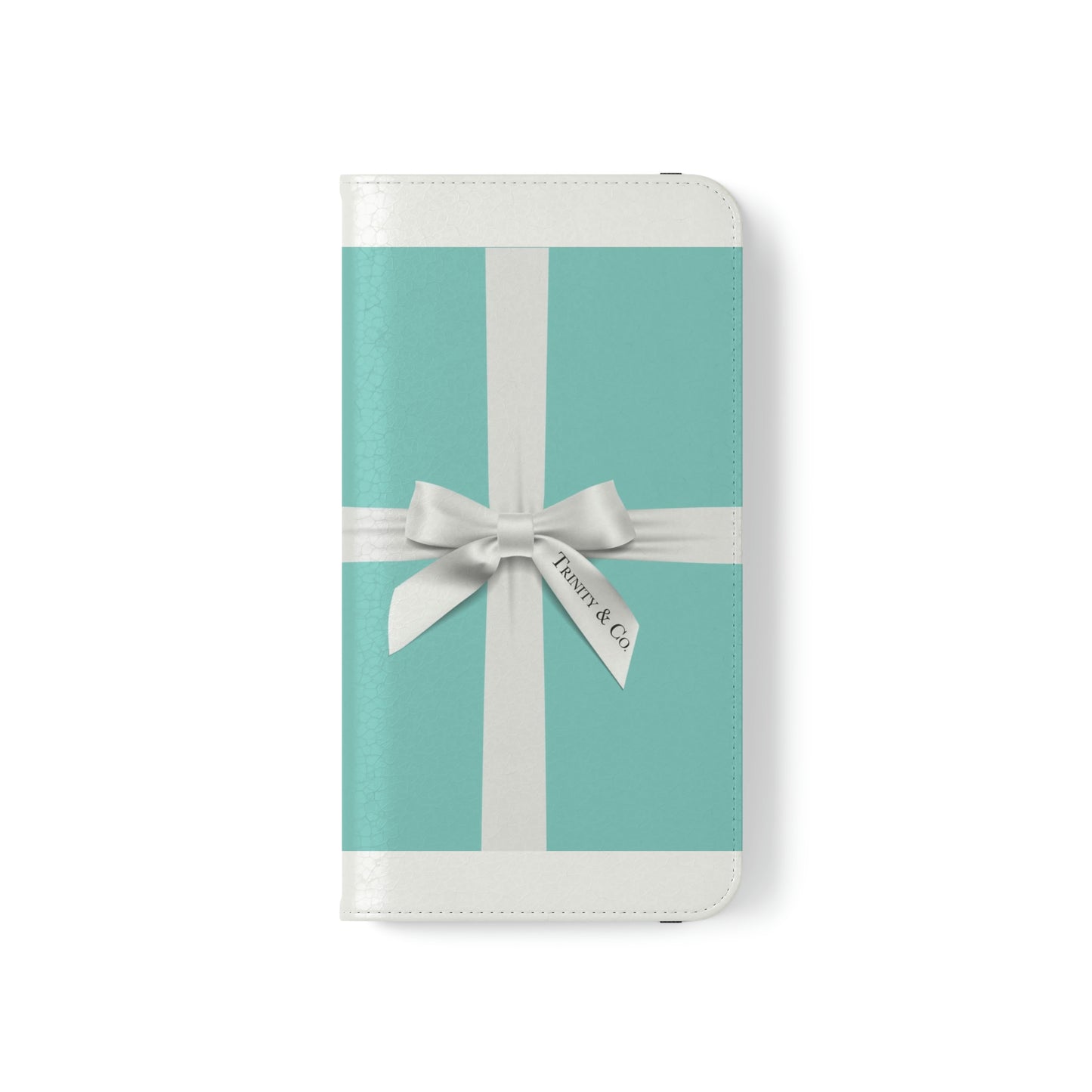 Little Blue Box Phone Case, Custom Personalized Folio Phone Case, Smart Phone Folding Case, Breakfast at Tiffany Inspired Phone Case