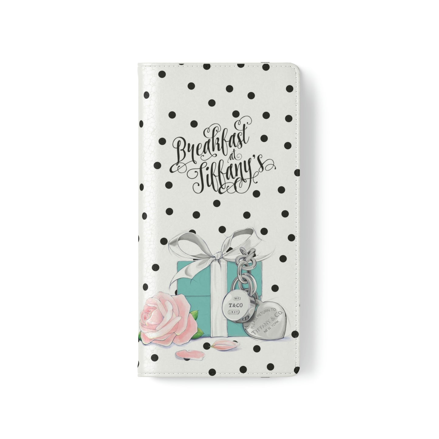 Personalized Breakfast at Tiffany Phone Case, Folio Phone Case, Breakfast at Tiffany Smart Phone Folding Case