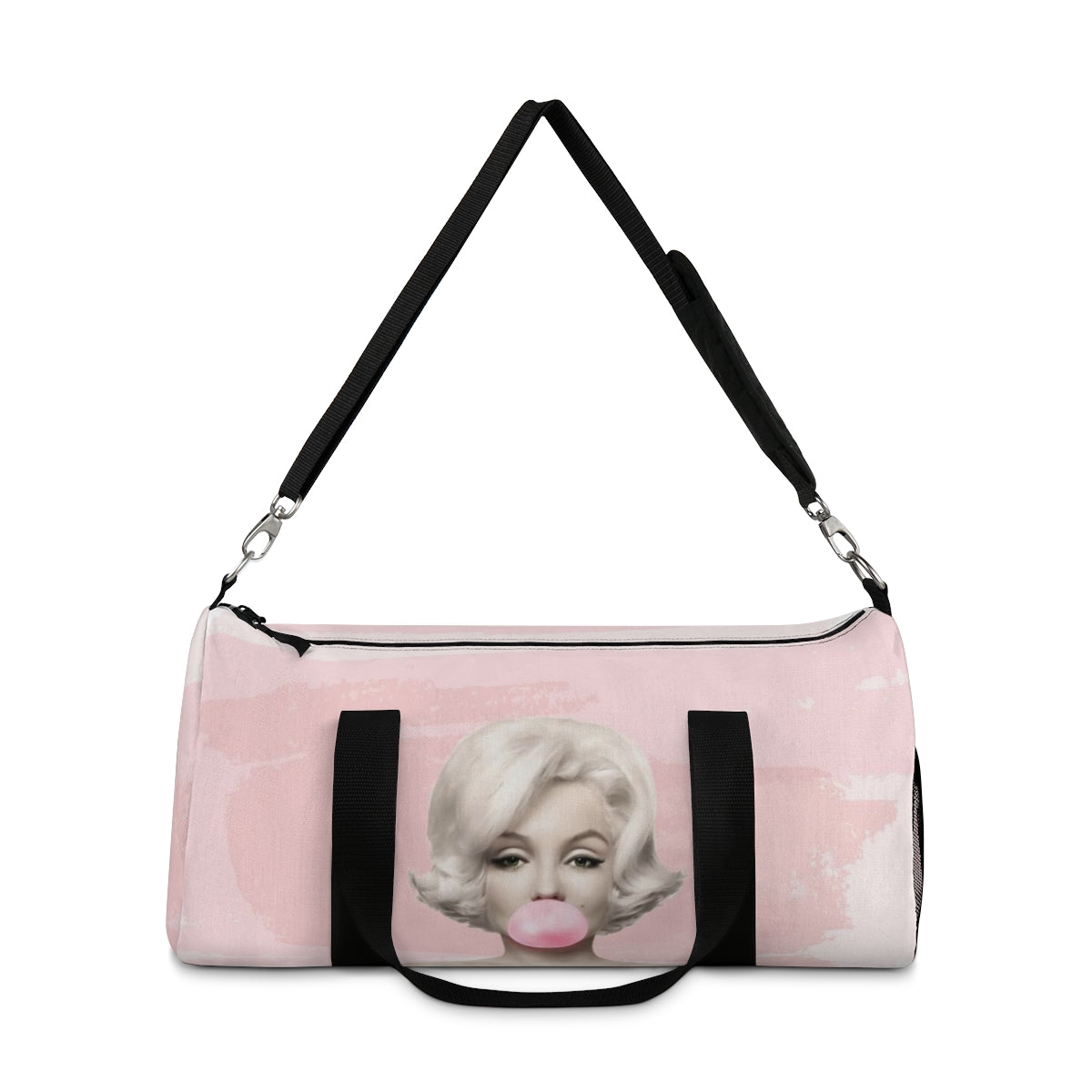 Personalized Marilyn Monroe Duffel Bag - Pink Bubblegum