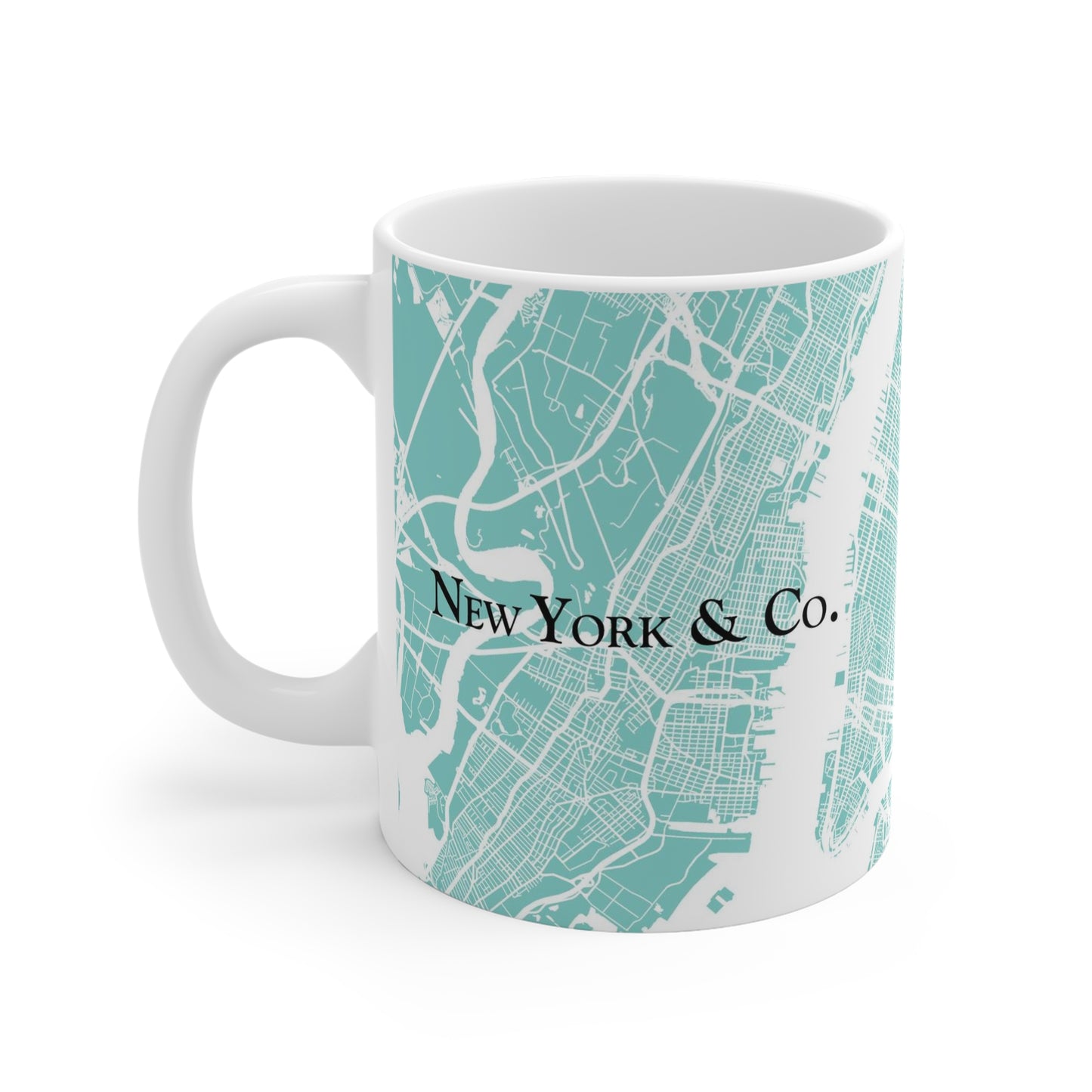 Personalized New York and Co Mug 11oz - New York City Map