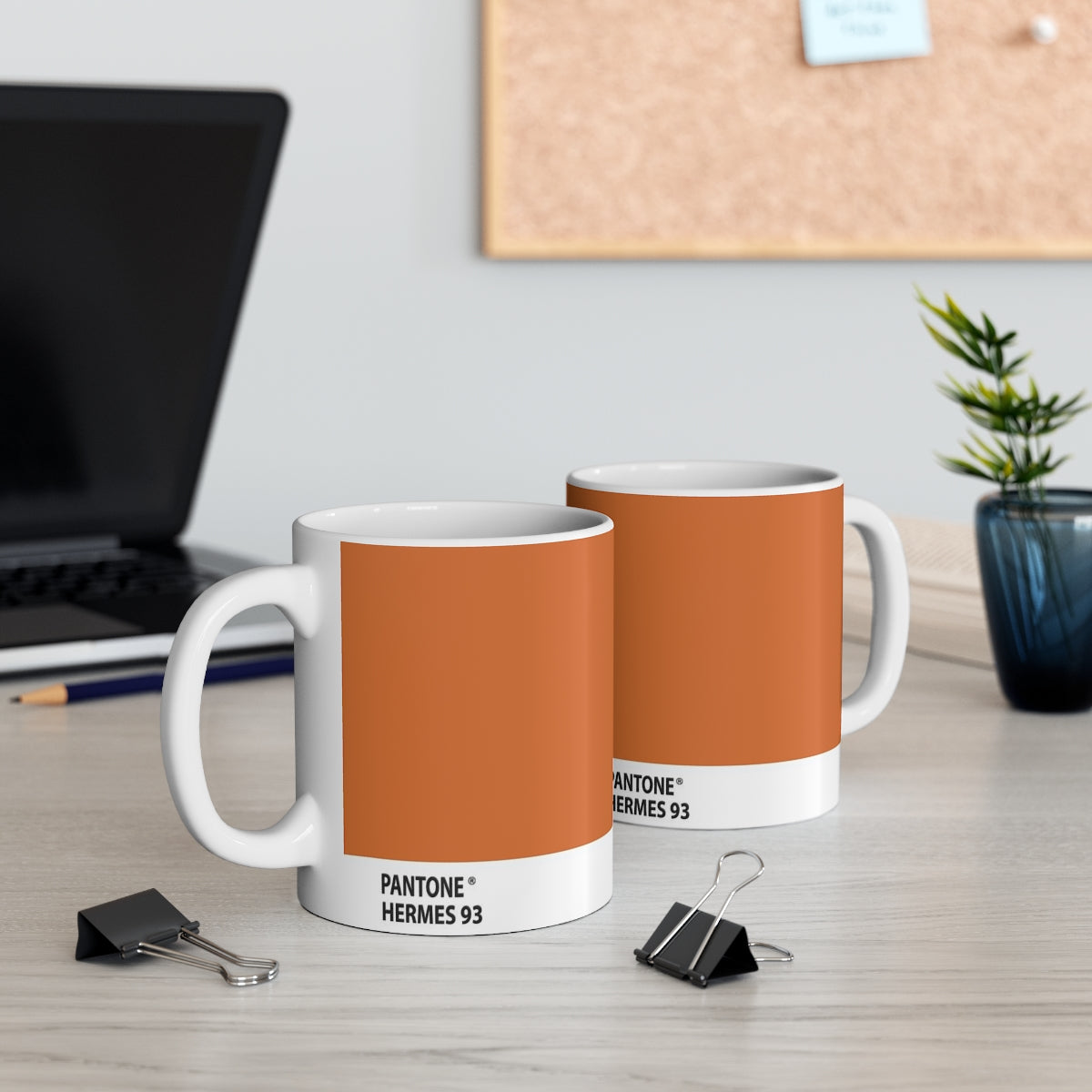 Custom Personalized Mug 11oz - Orange Color Swatch Mugs