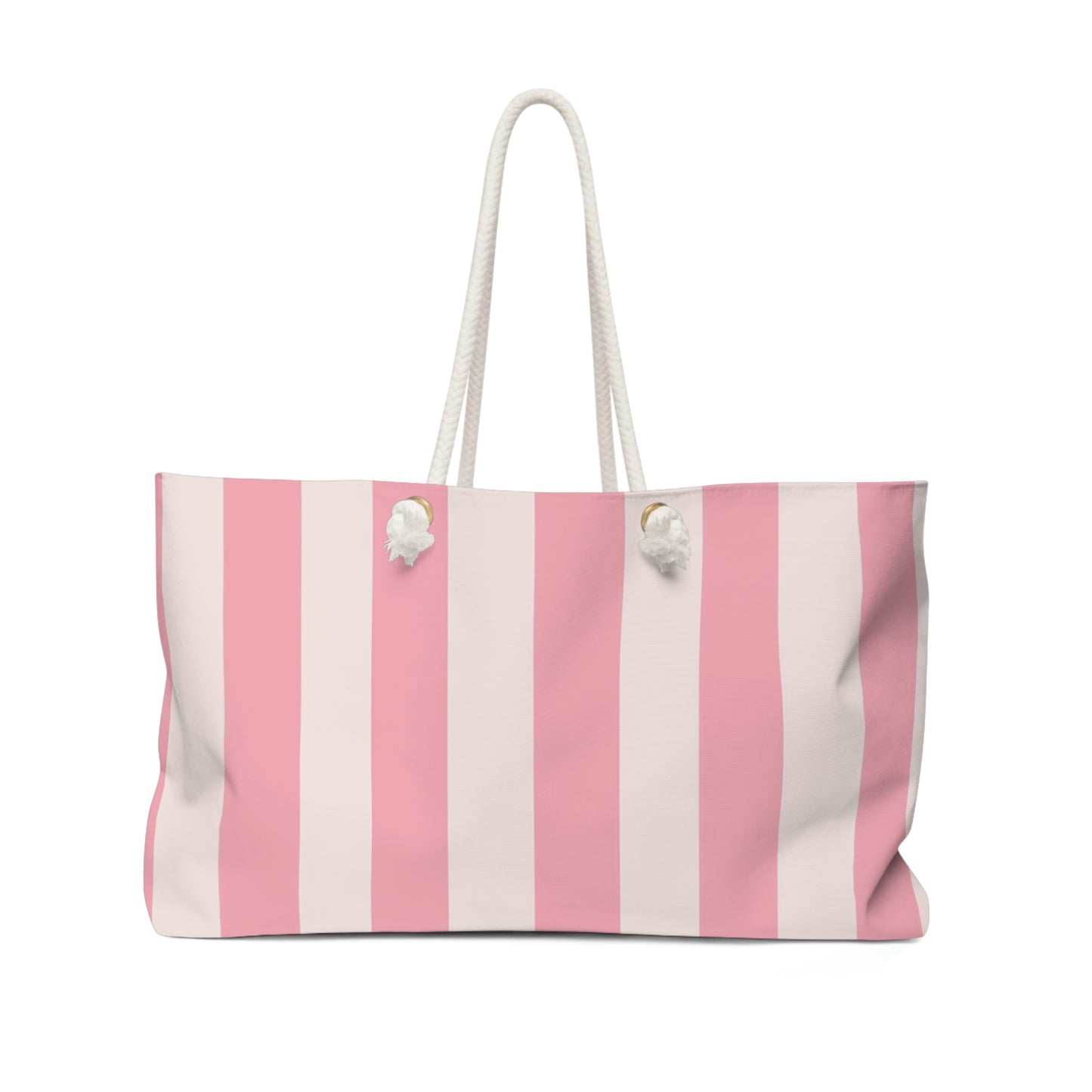 Personalized Custom Color Weekend Bag - Any Color Stripe - Weekender Bag - Personalized Name Beach and Town Tote