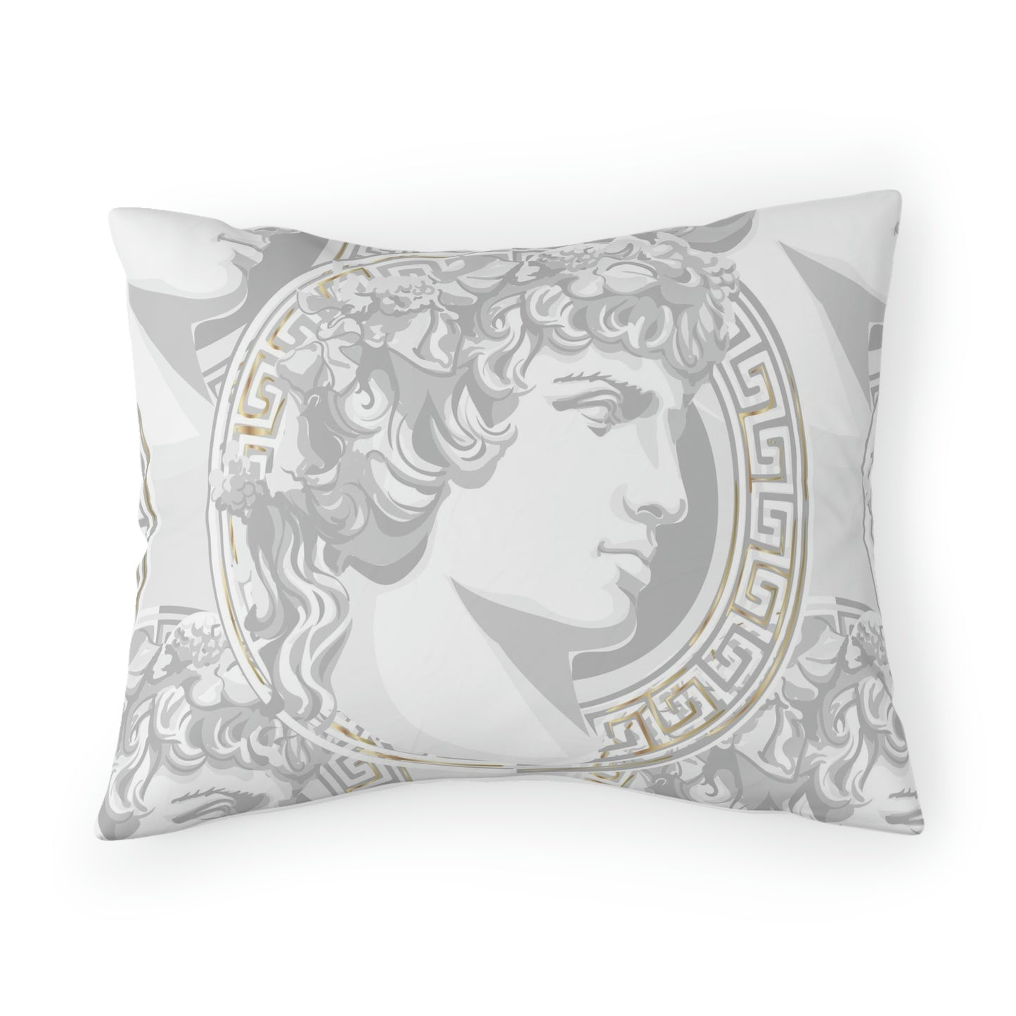 Greek God Antinous Pillow Sham - Custom Designed Roman Pillow Sham - Roman Empire Bed Pillow Covers