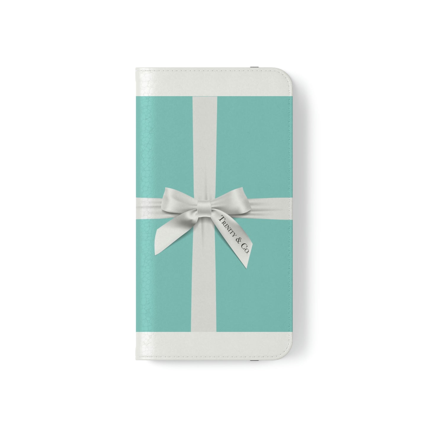 Little Blue Box Phone Case, Custom Personalized Folio Phone Case, Smart Phone Folding Case, Breakfast at Tiffany Inspired Phone Case