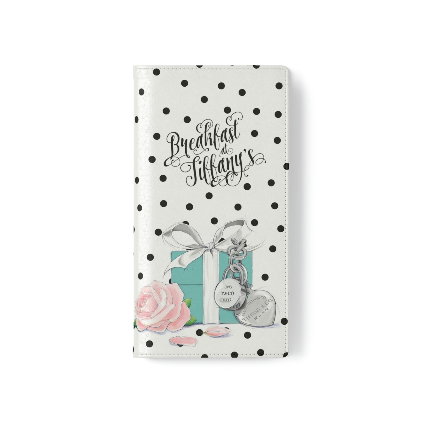 Personalized Breakfast at Tiffany Phone Case, Folio Phone Case, Breakfast at Tiffany Smart Phone Folding Case