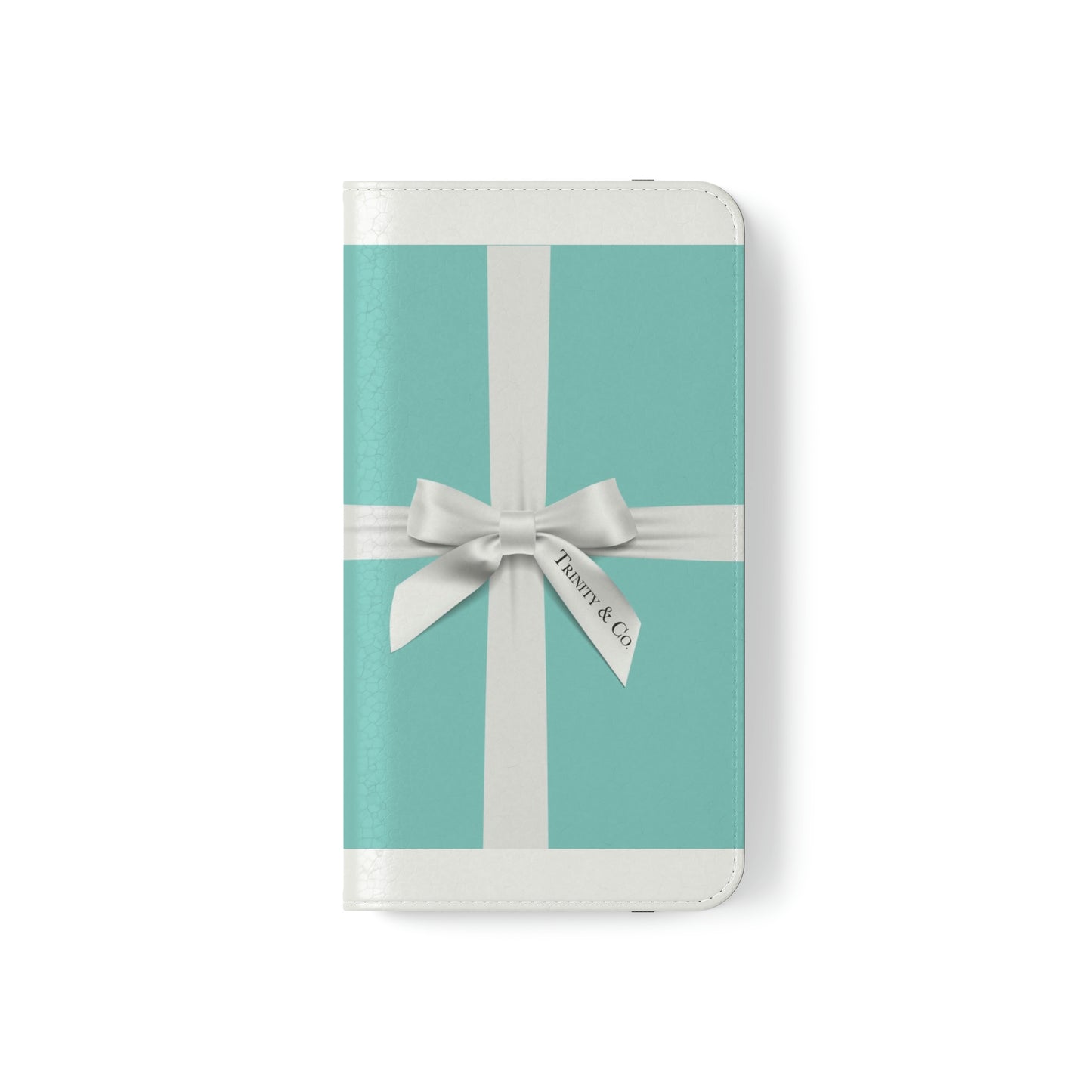 Little Blue Box Phone Case, Custom Personalized Folio Phone Case, Smart Phone Folding Case, Breakfast at Tiffany Inspired Phone Case