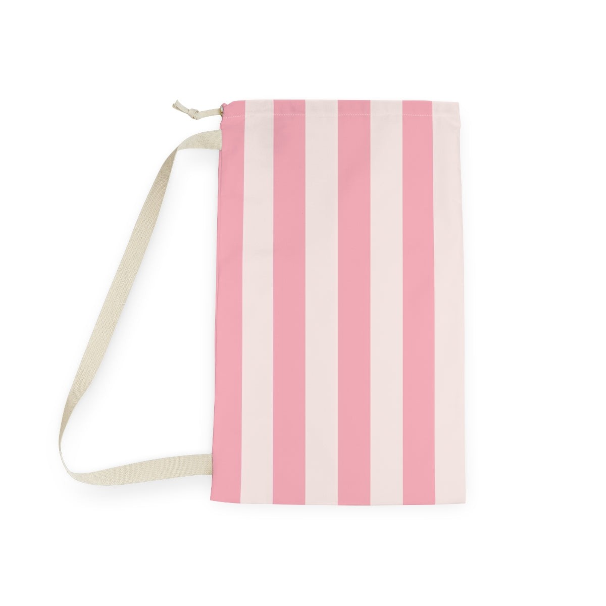 Personalized Secret Pink Stripe Sack, Laundry Sack, Santa Sack, Dust Bag, Gift Sack