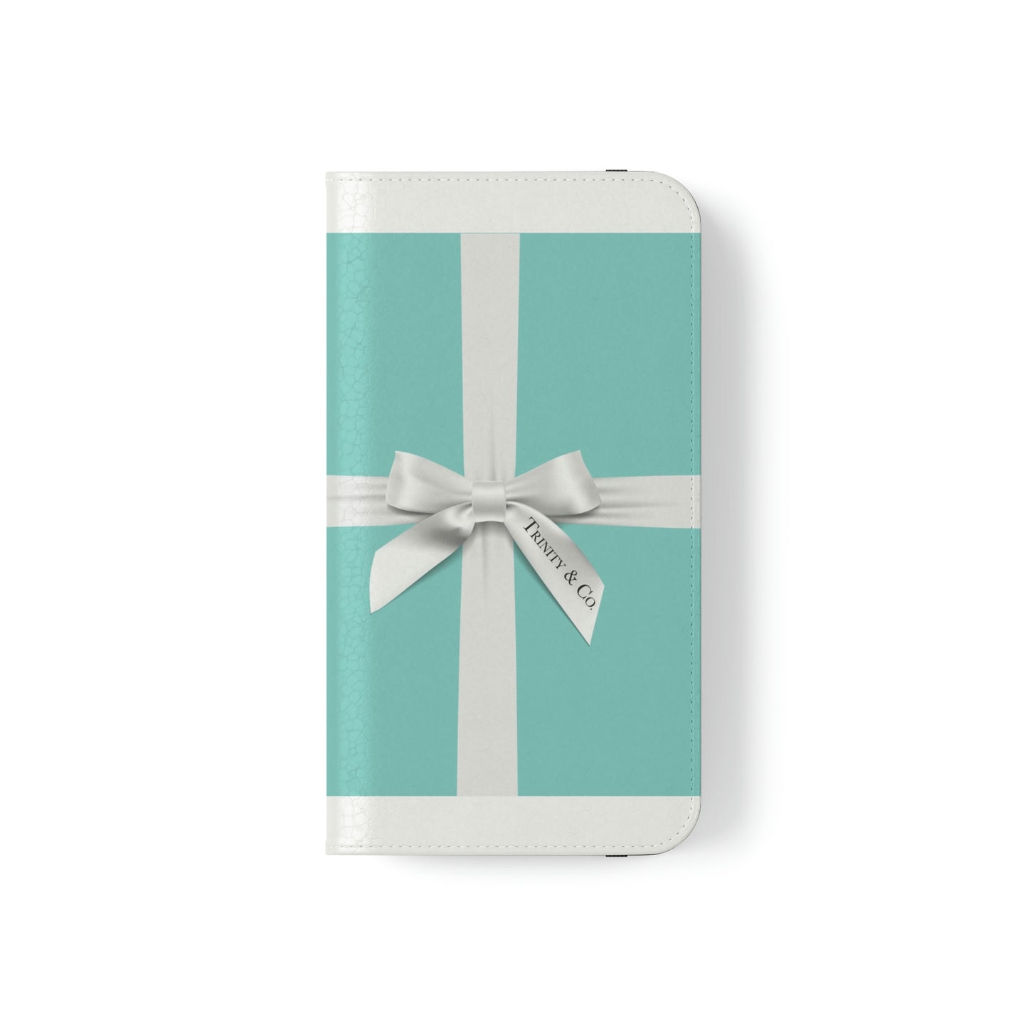 Little Blue Box Phone Case, Custom Personalized Folio Phone Case, Smart Phone Folding Case, Breakfast at Tiffany Inspired Phone Case