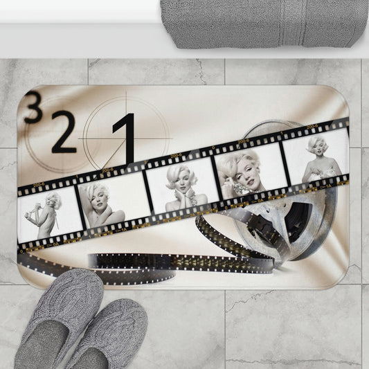 Marilyn Monroe Bath Mat - Marilyn Monroe Hollywood Film Star Bath Mat