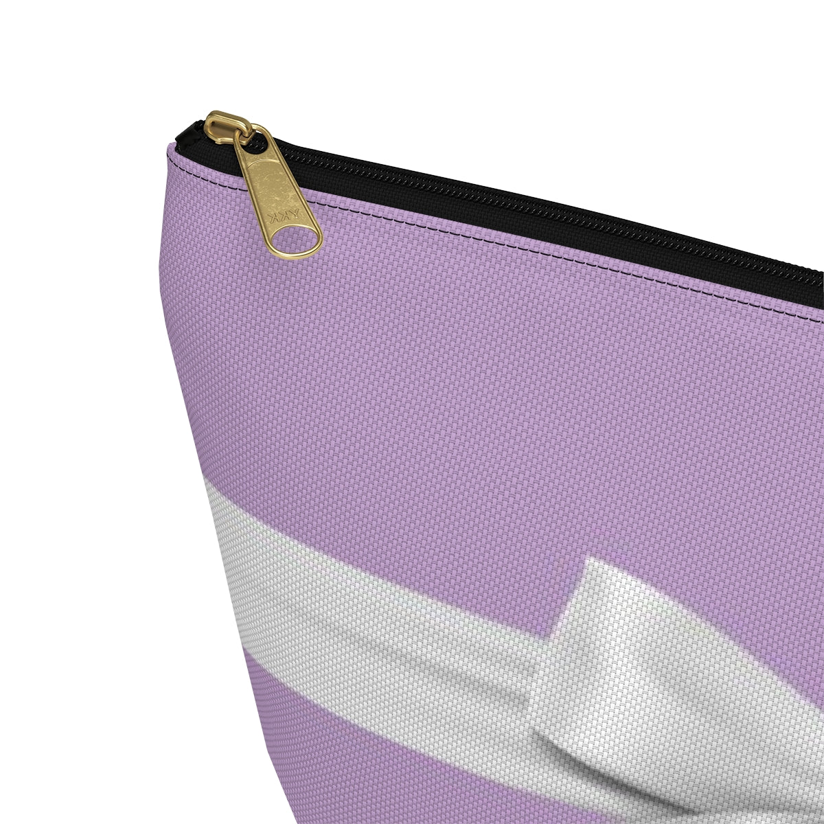 Little Lavender Box Cosmetic Pouch w T-bottom, Accessory Pouch