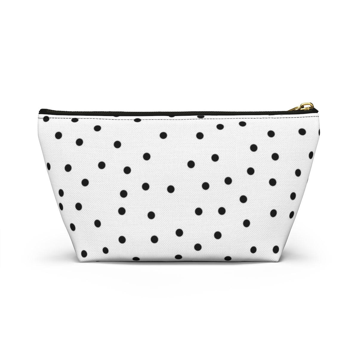 Personalized World's Best Teacher Cosmetic Pouch w T-bottom, Accessory Pouch, Pink Leopard Apple Dot