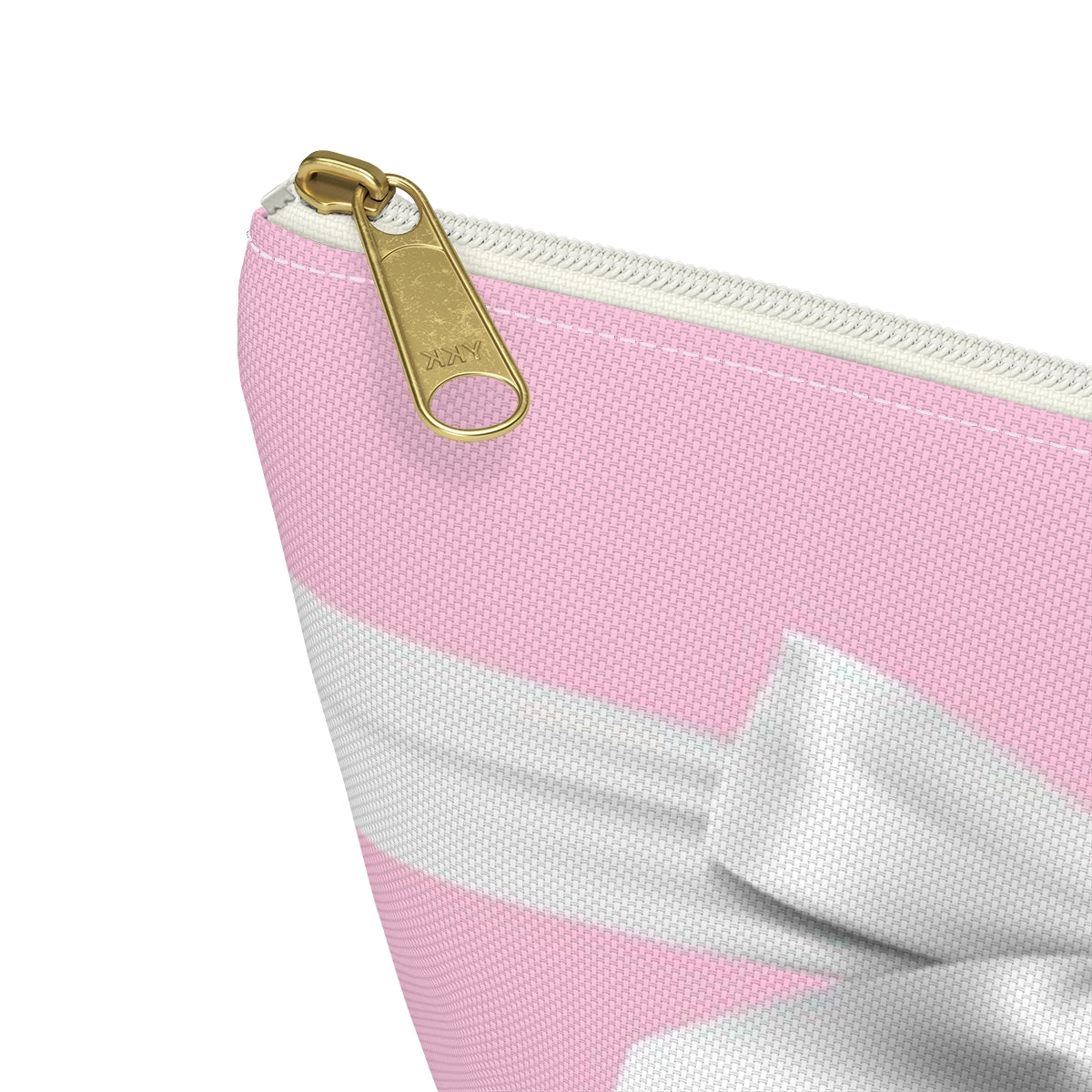 Little Pink Box Cosmetic Pouch w T-bottom, Accessory Pouch