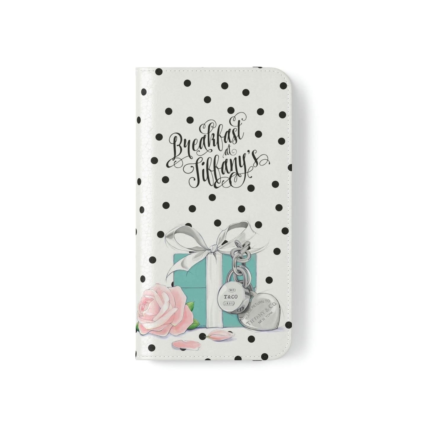 Personalized Breakfast at Tiffany Phone Case, Folio Phone Case, Breakfast at Tiffany Smart Phone Folding Case