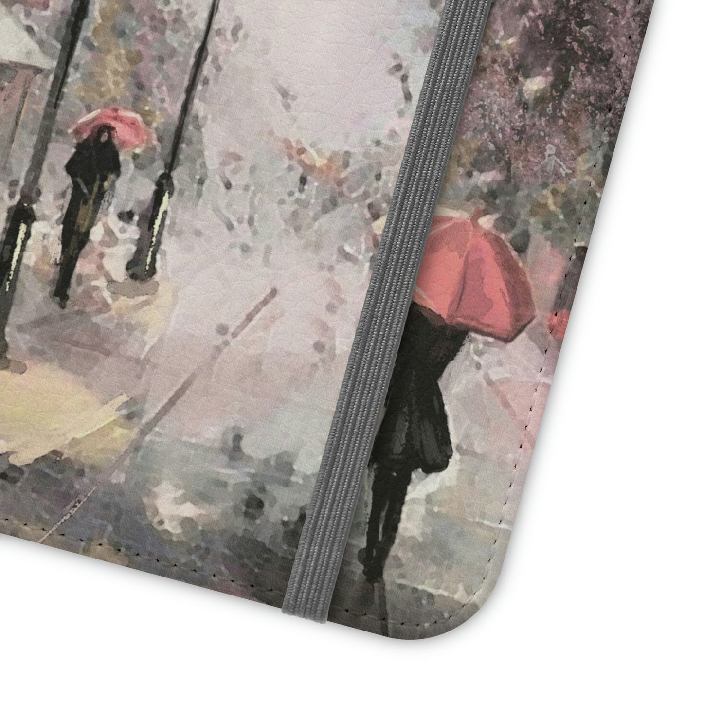 Personalized Eiffel Tower Paris Painting Phone Case, Folio Phone Case, Paris France Smart Phone Folding Case