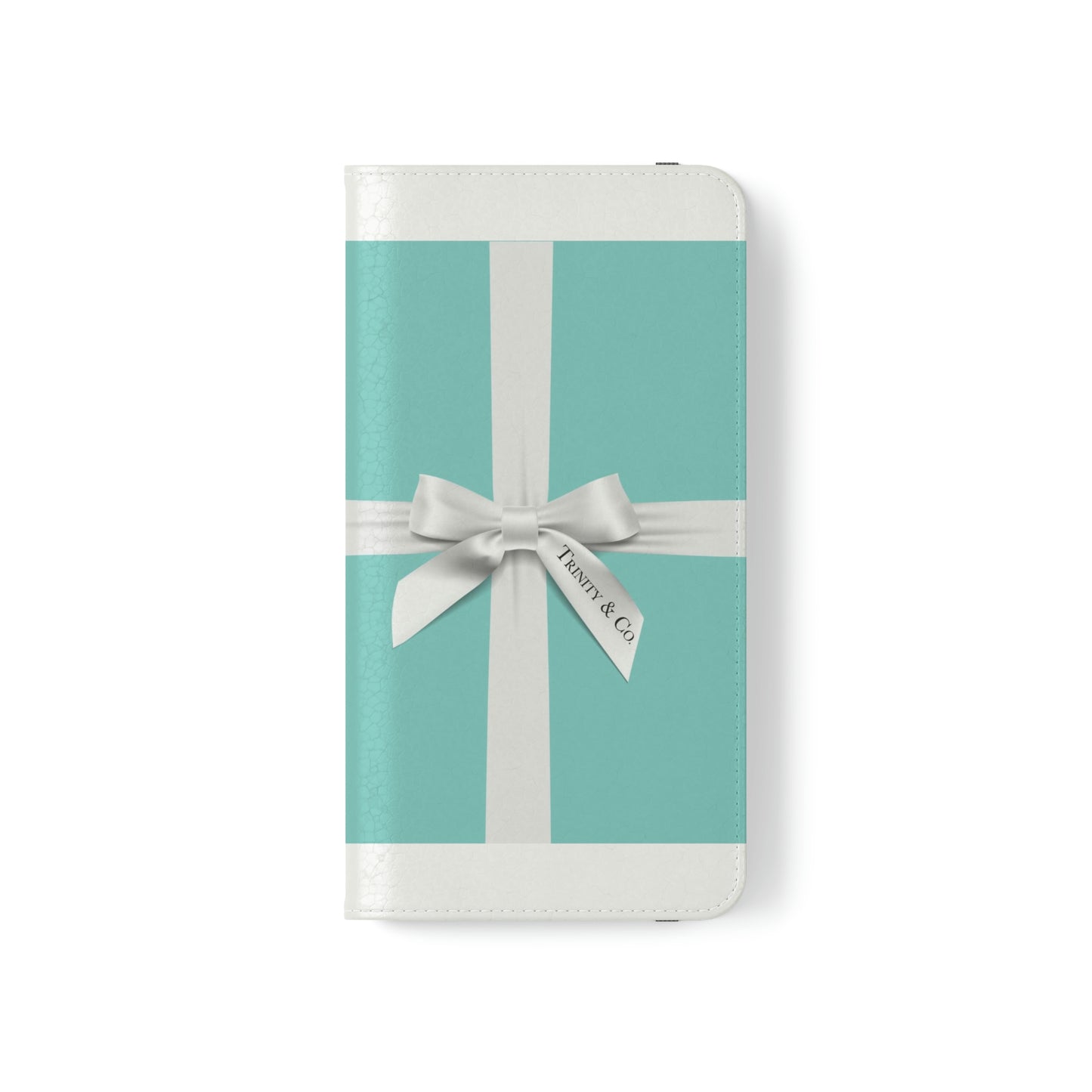 Little Blue Box Phone Case, Custom Personalized Folio Phone Case, Smart Phone Folding Case, Breakfast at Tiffany Inspired Phone Case