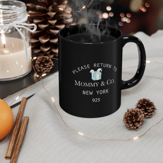 Please Return to Me Mug - 11oz Black Mug - Breakfast at Tiffany Inspired - Mommy and Co.