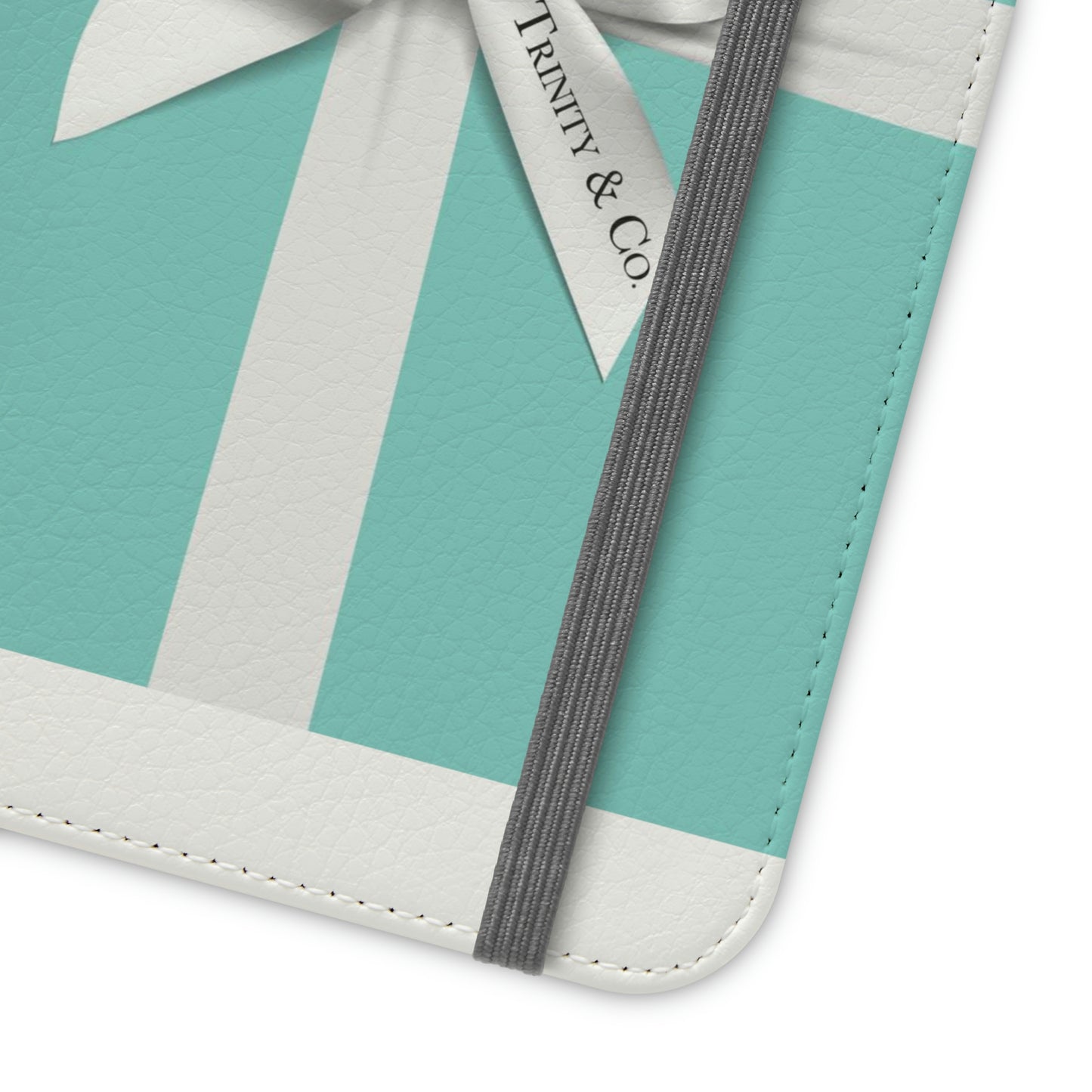 Little Blue Box Phone Case, Custom Personalized Folio Phone Case, Smart Phone Folding Case, Breakfast at Tiffany Inspired Phone Case