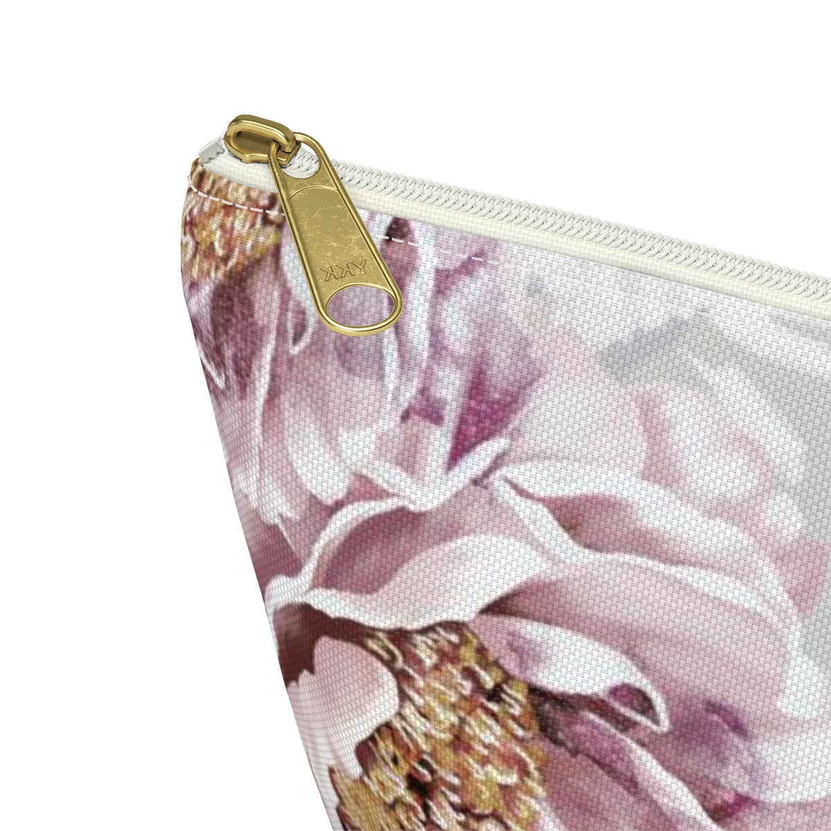 Marilyn Monroe Pouch w T-bottom, Accessory Pouch - Pink Peonies