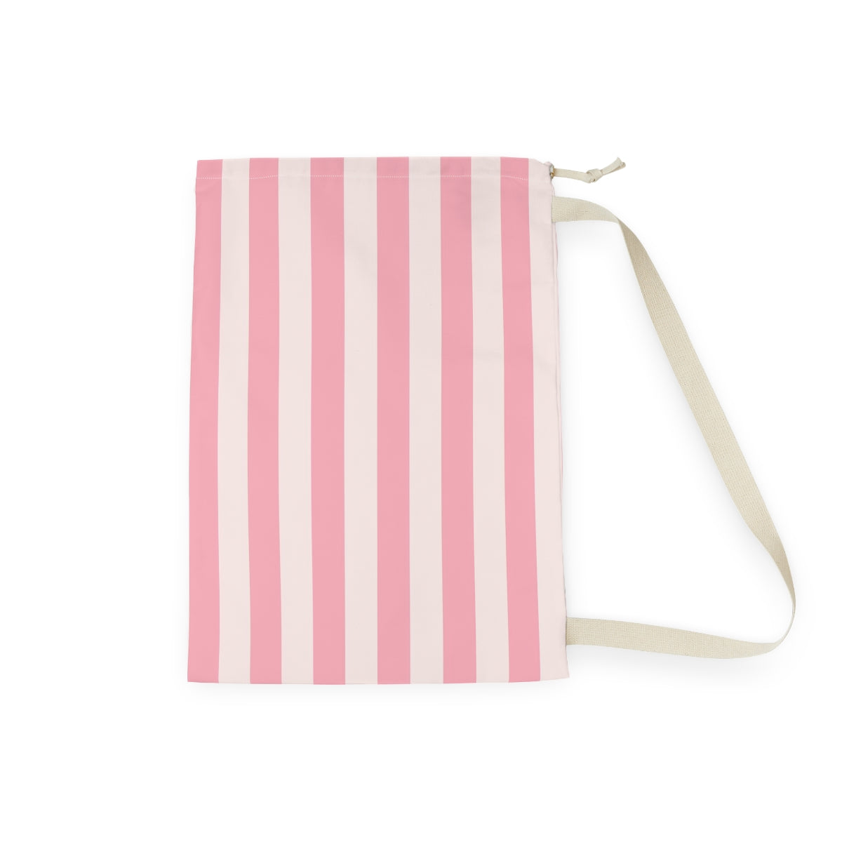 Personalized Secret Pink Stripe Sack, Laundry Sack, Santa Sack, Dust Bag, Gift Sack