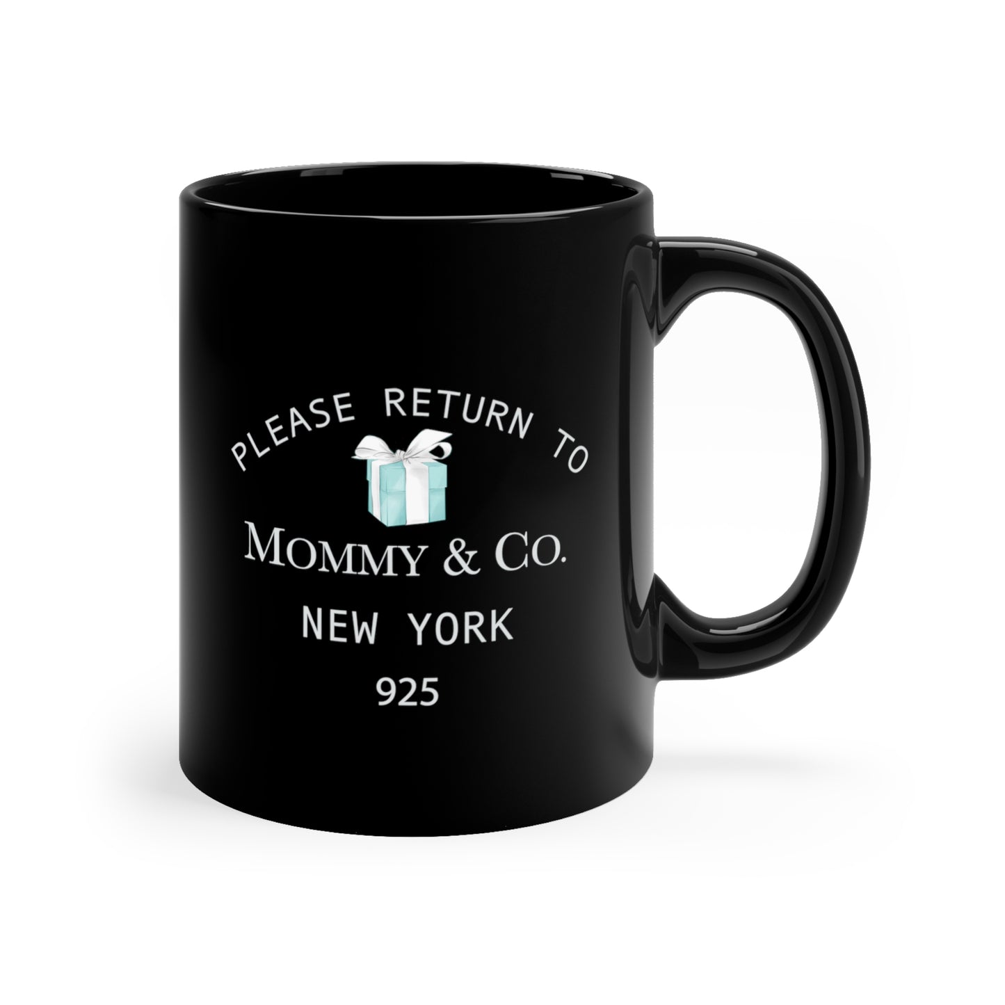 Please Return to Me Mug - 11oz Black Mug - Breakfast at Tiffany Inspired - Mommy and Co.