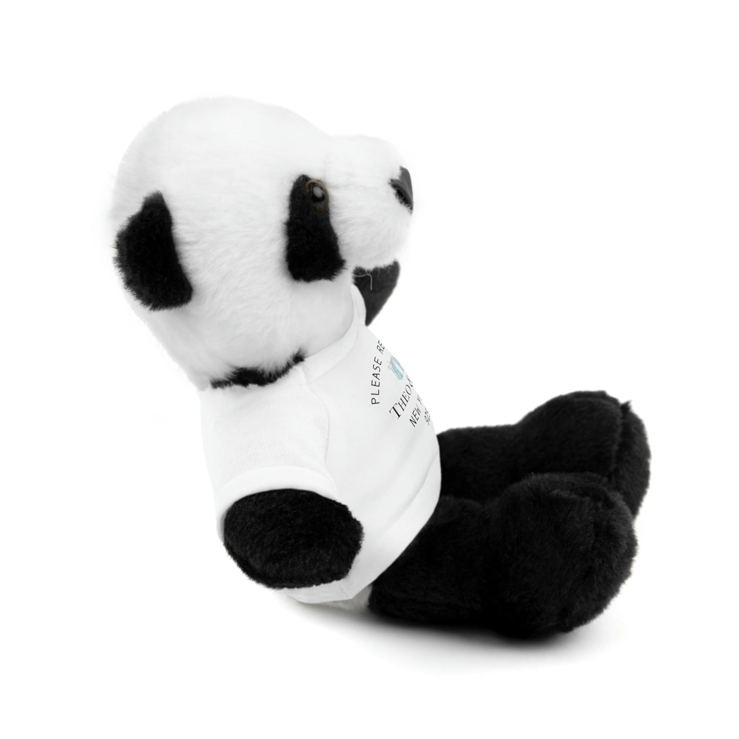 Please Return to Me - Stuffed Animals with Custom Tee - Breakfast at Tiffany Name & Co.