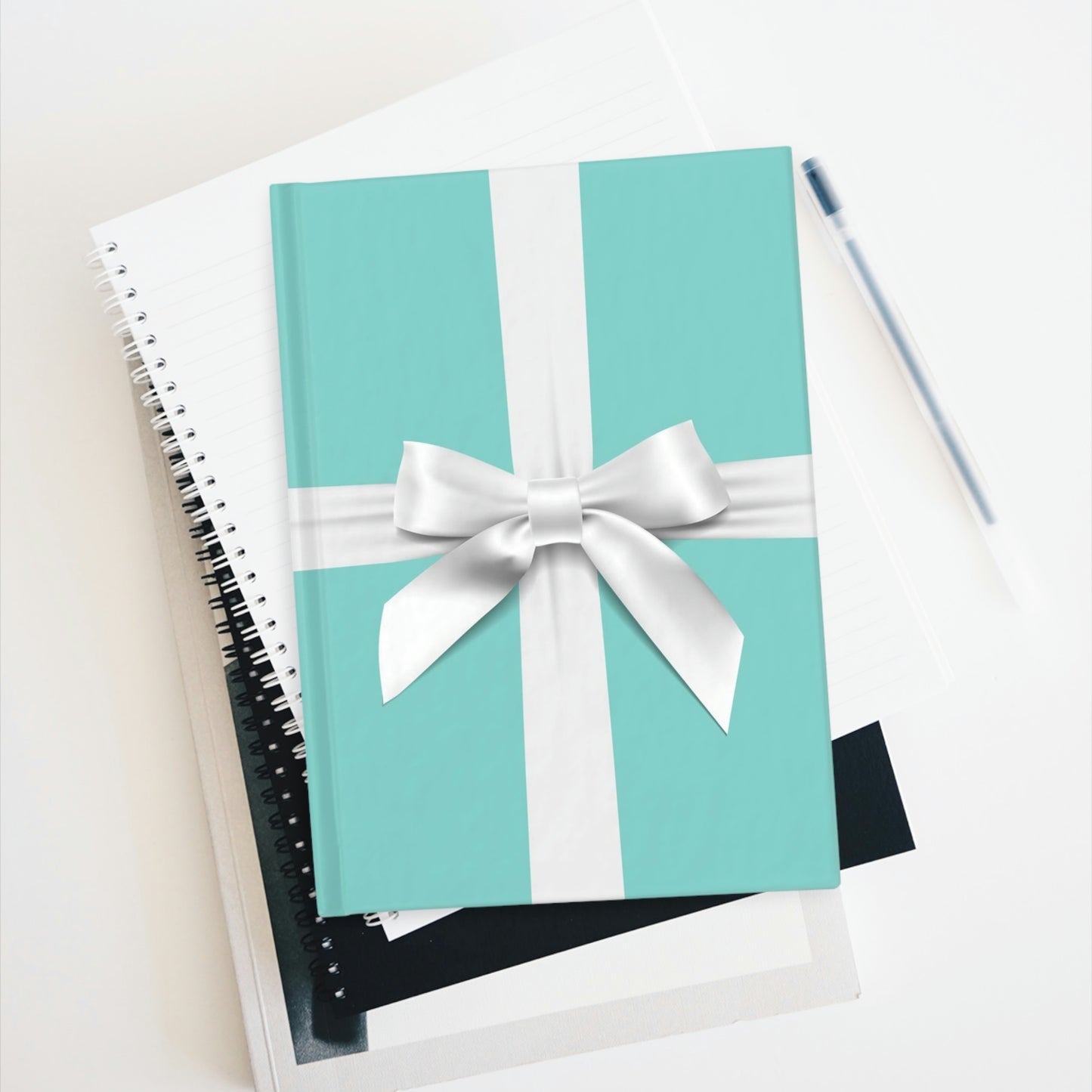 Personalized Little Blue Box Journal - Breakfast at Tiffany Inspired - Your Name & Co.