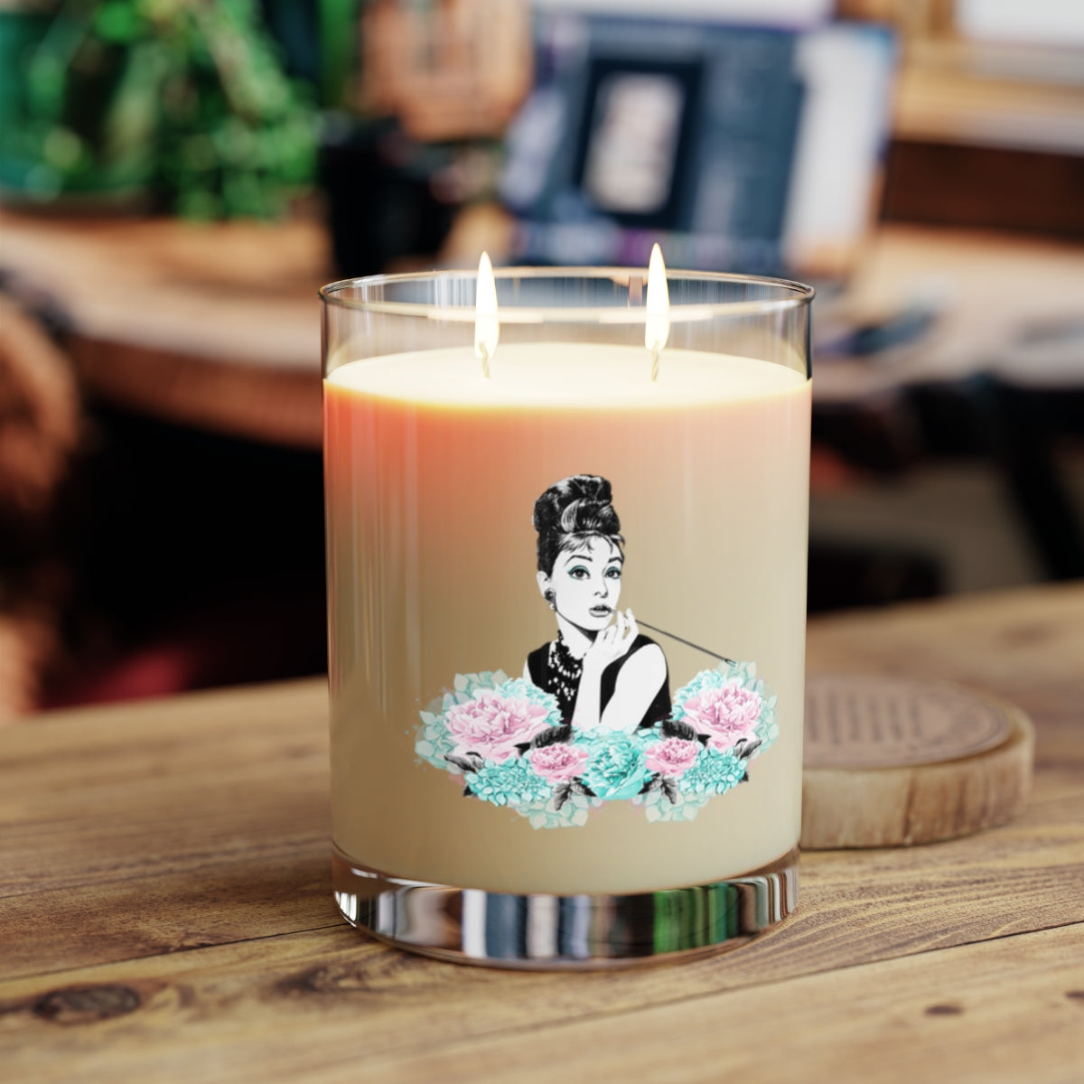 Personalized Breakfast at Tiffany Scented Candle - Full Glass, 11oz