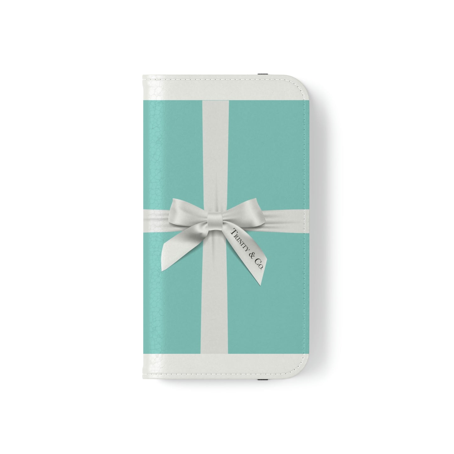 Little Blue Box Phone Case, Custom Personalized Folio Phone Case, Smart Phone Folding Case, Breakfast at Tiffany Inspired Phone Case