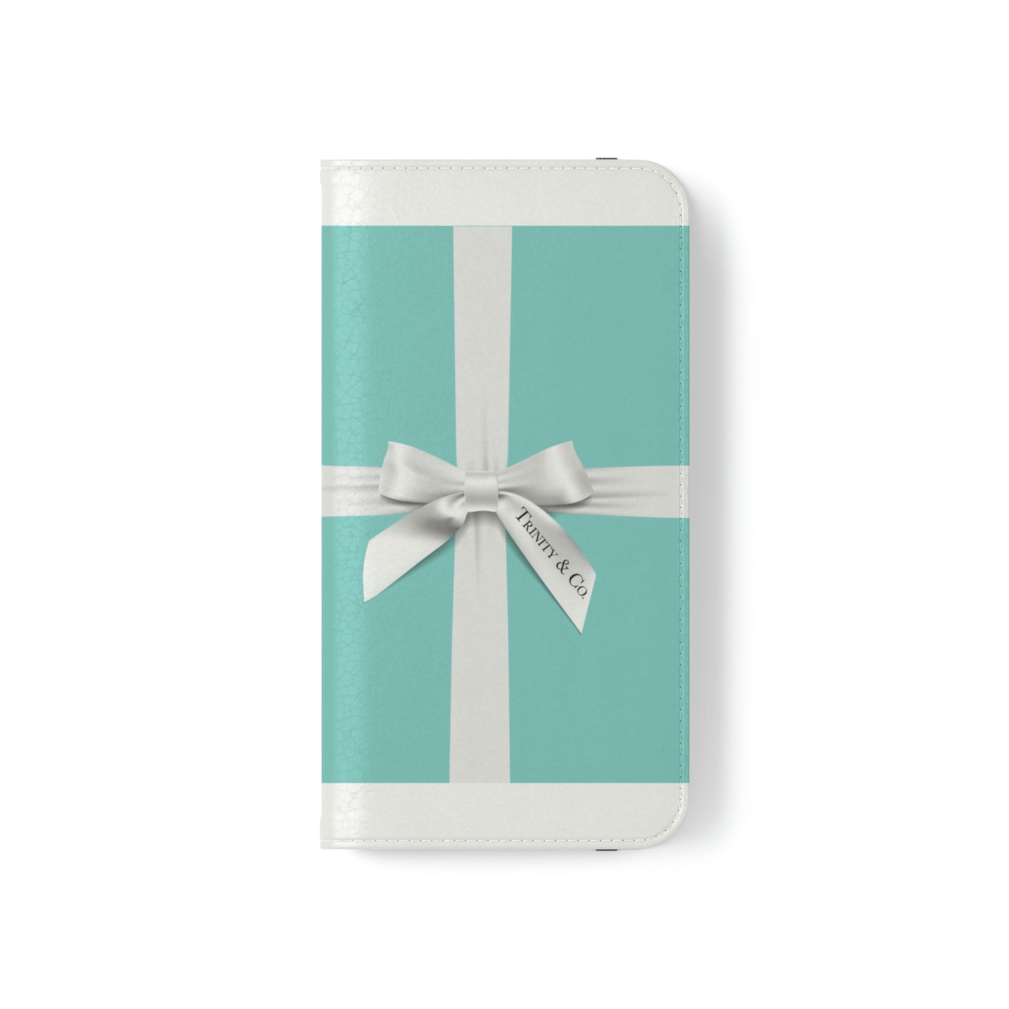 Little Blue Box Phone Case, Custom Personalized Folio Phone Case, Smart Phone Folding Case, Breakfast at Tiffany Inspired Phone Case