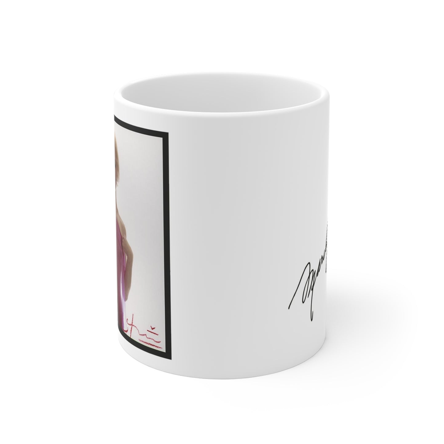 ADULT Marilyn Monroe Mug 11oz - NUDE Marilyn Monroe with Pink Sheer