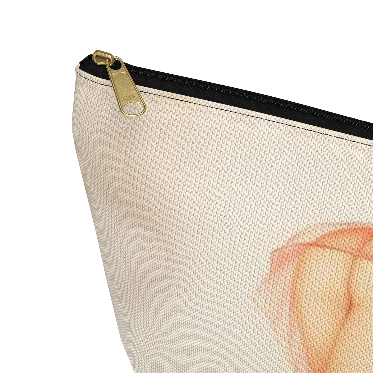 Pinup Girl Cosmetic Pouch w T-bottom, Accessory Pouch - Being Yourself is the Prettiest Thing You Can Be