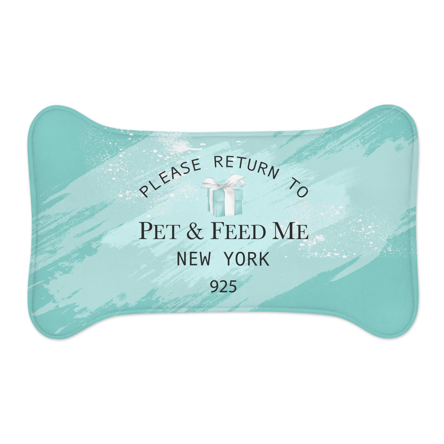 Please Return to Pet and Feed Me - Pet Feeding Mats - Little Blue Box