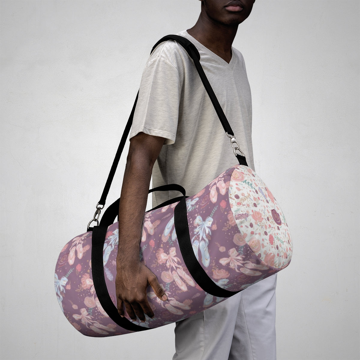 Ballet Slippers Duffel Bag - Roses