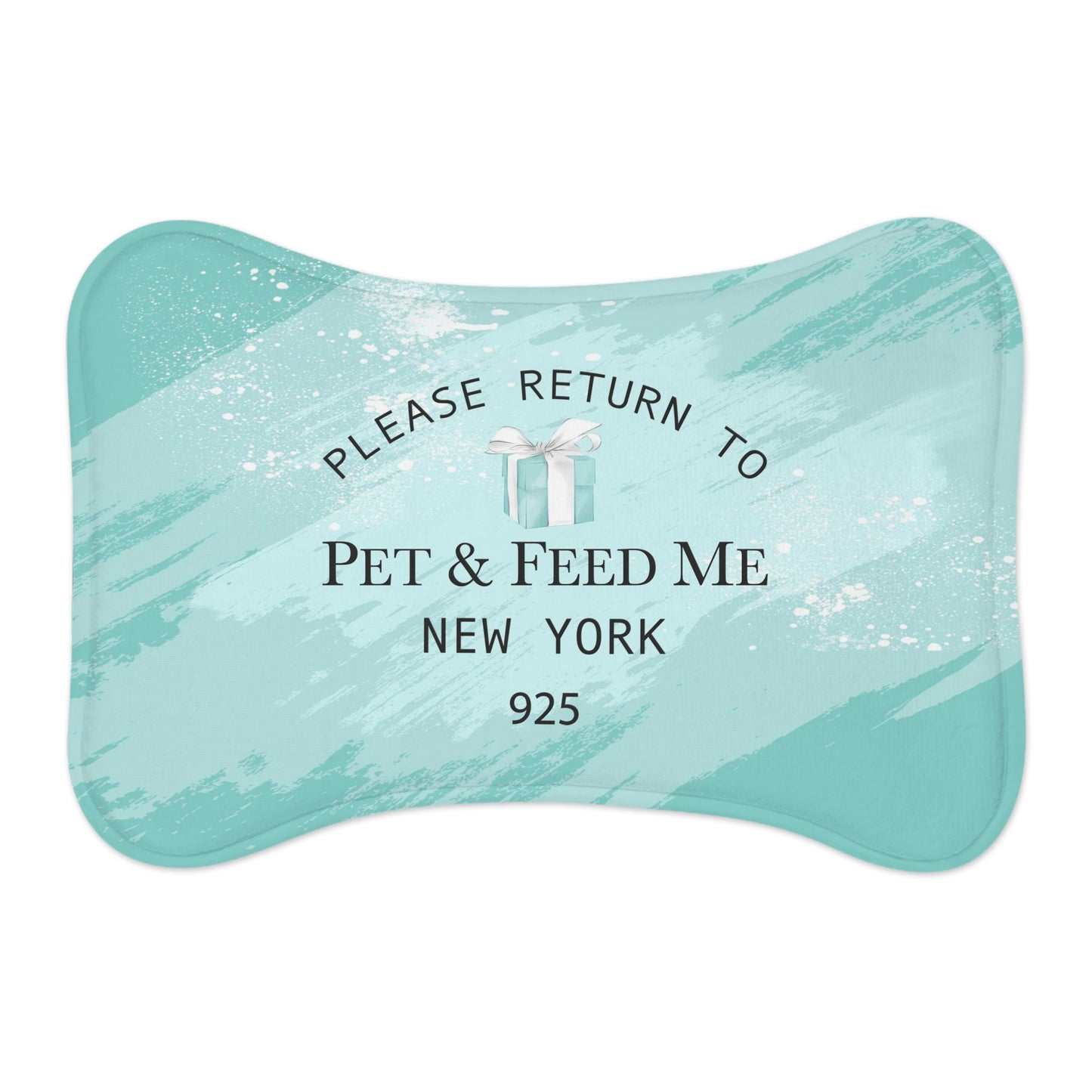 Please Return to Pet and Feed Me - Pet Feeding Mats - Little Blue Box