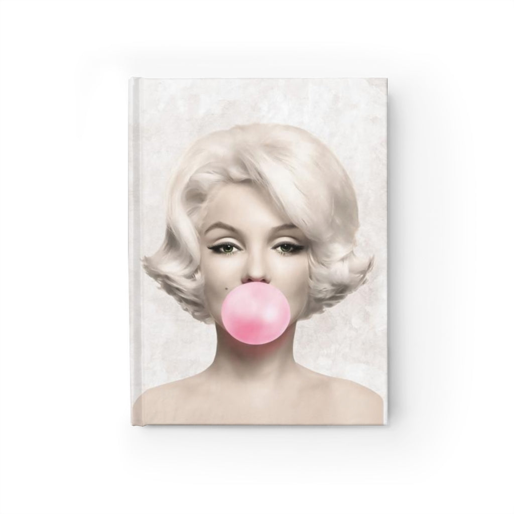 Bubblegum Divas Ballet Journal - Ruled Line, Marilyn Monroe, Audrey Hepburn