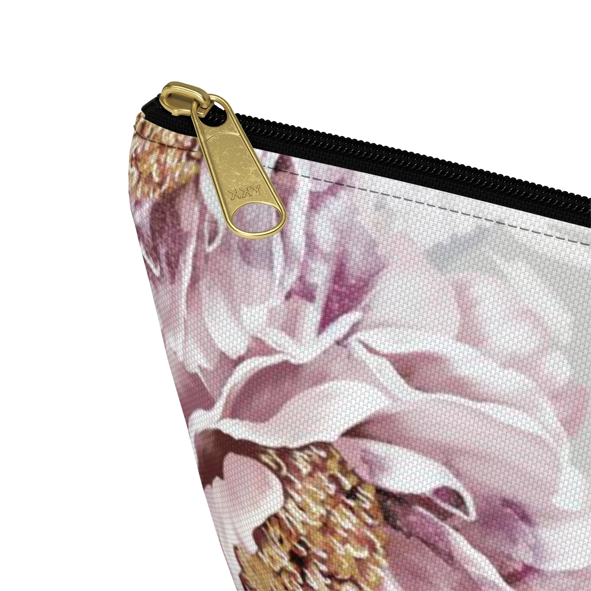 Marilyn Monroe Pouch w T-bottom, Accessory Pouch - Pink Peonies